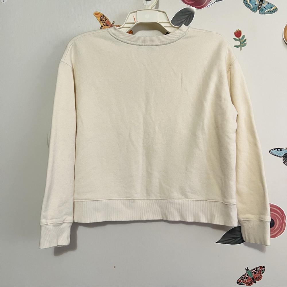 Zara Cream Top with Black Accents - Picture 2 of 6